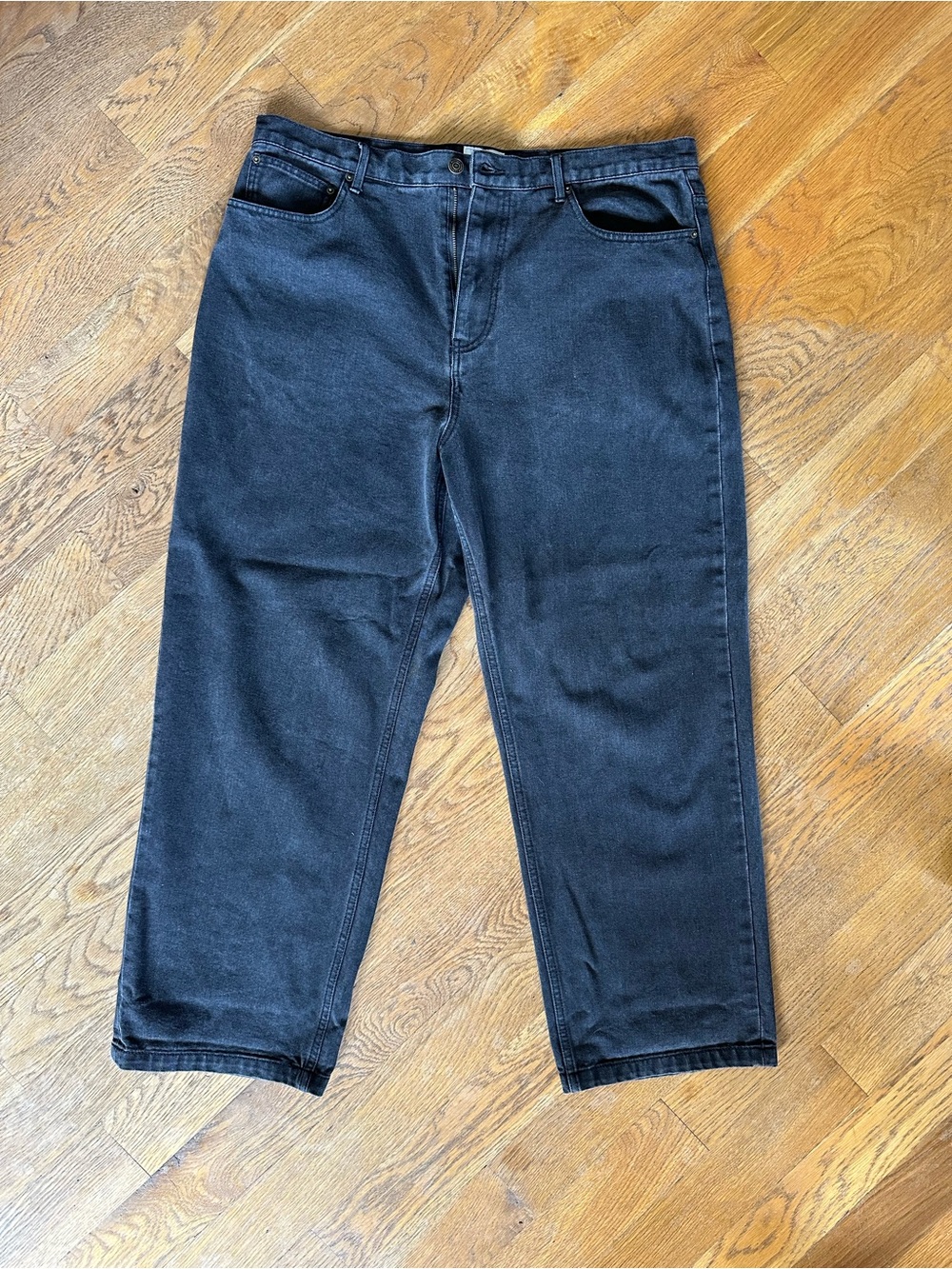 Rhythm Livin Men’s 36x30 Essential Jeans In Washed Black